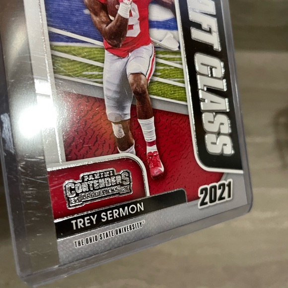 ROOKIE Trey Sermon Philadelphia Eagles Panini Football Card - Picture 3 of 4